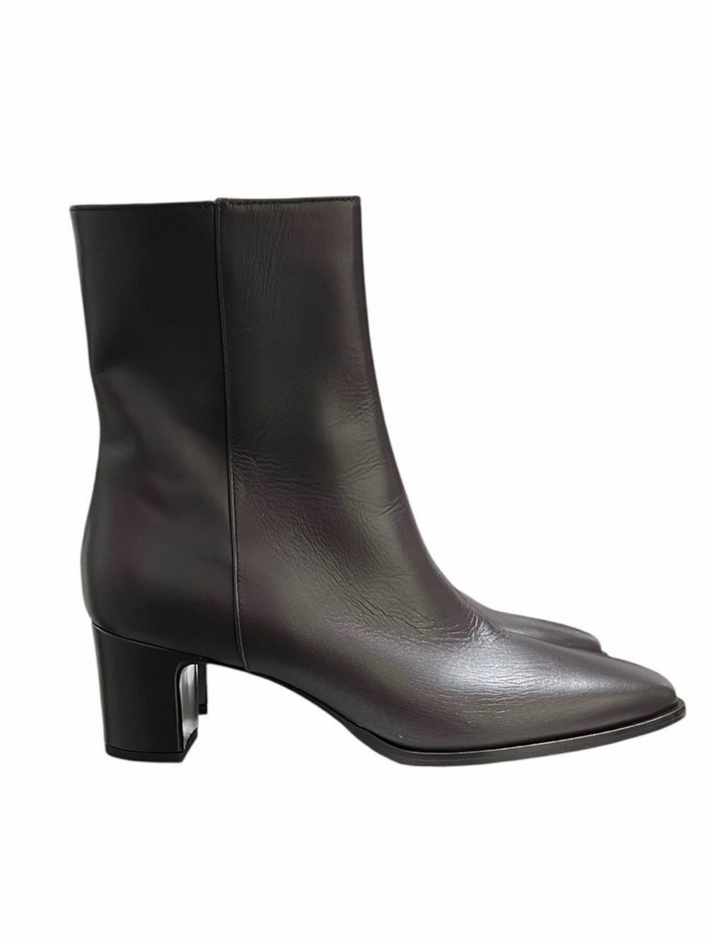 Jenni Kayne Leather Bobby Boots in Chocolate Size 40